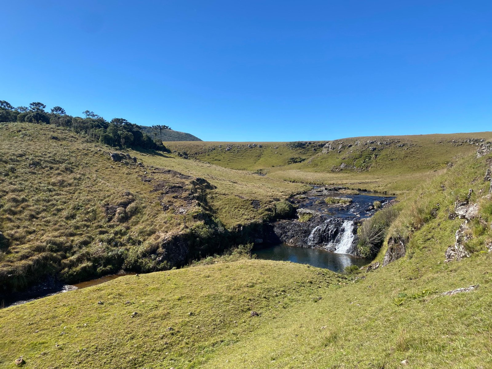 Cachoeira para o Cânion do Portal
