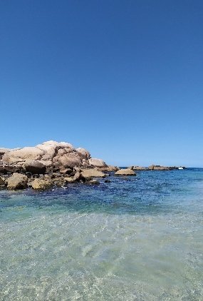 Foto panorâmica da Praia Mole