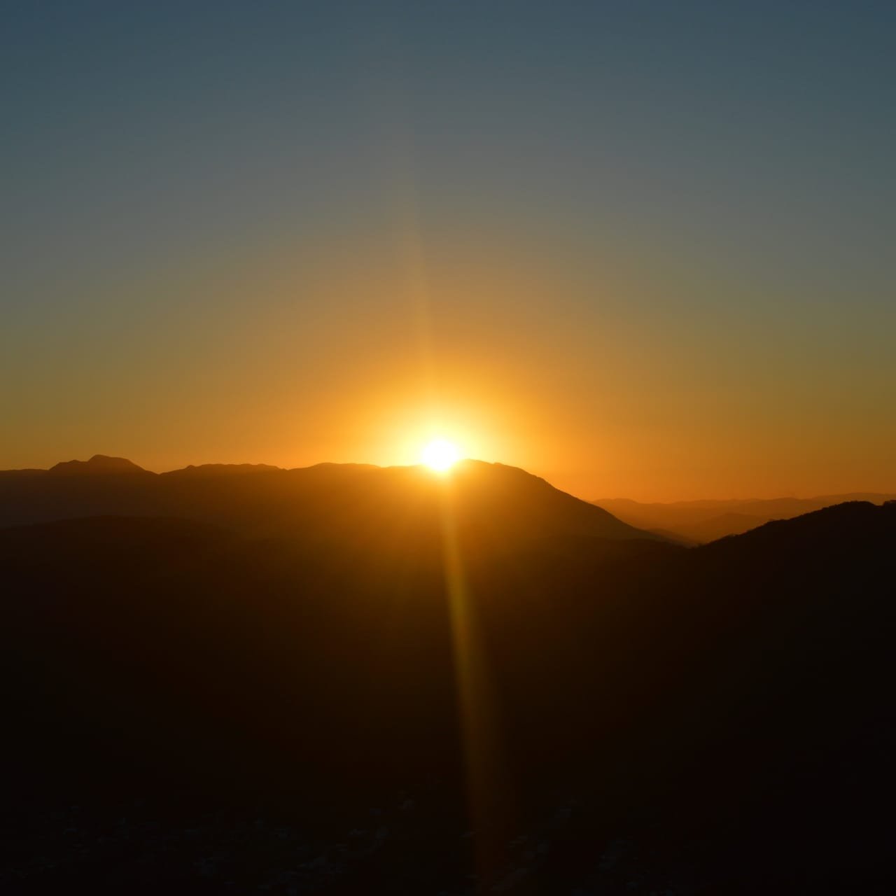 Pôr do sol no Pântano do Sul