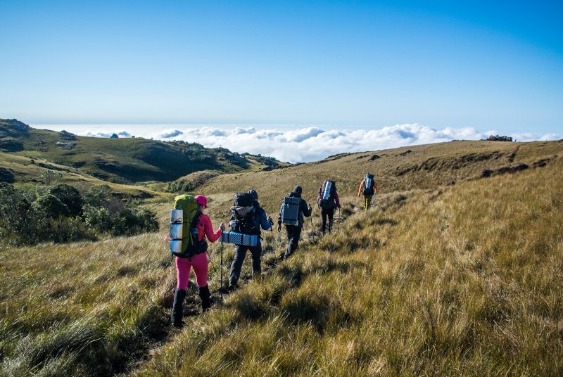 Caminhada Campos do Quiriri  na Travessia Marco da Divisa x Monte Crista