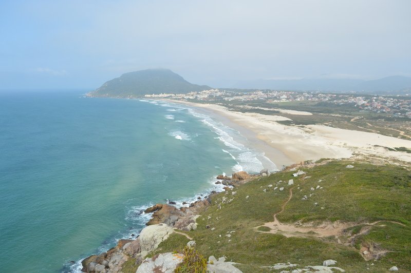 Vista Praia do Santinho na Trilha da Pedra da Porca