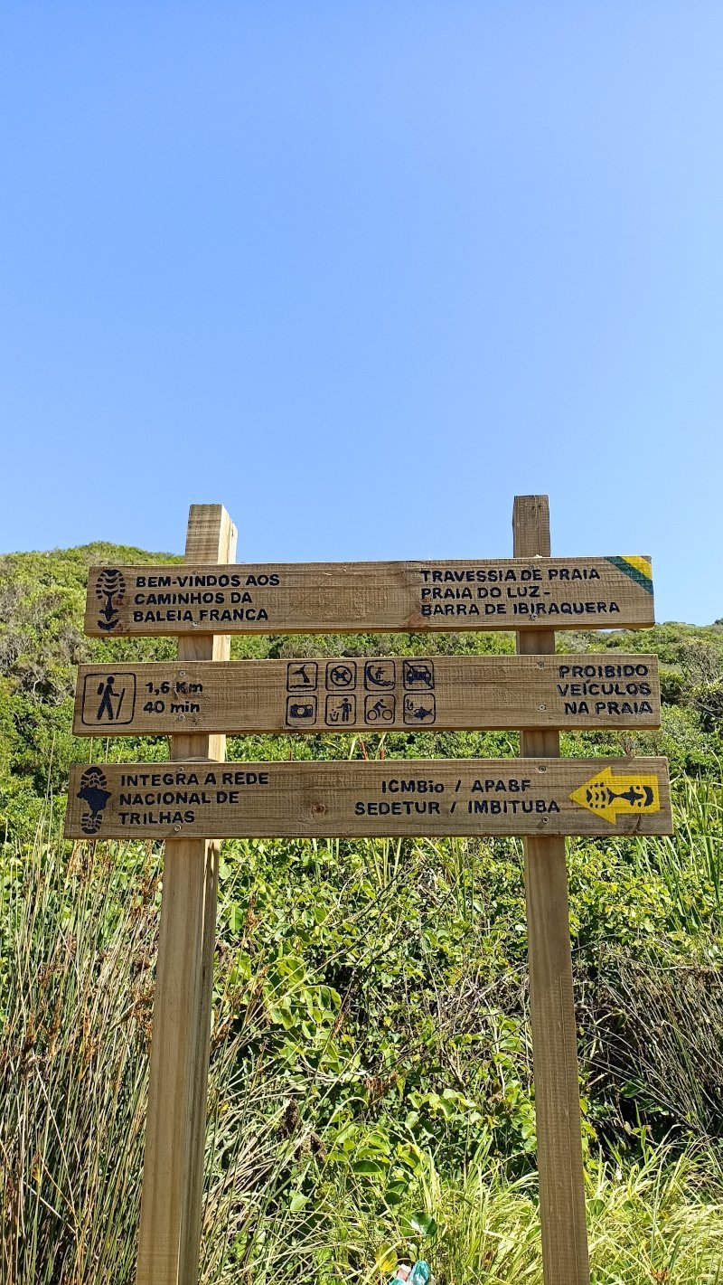 Trilha da Praia do Luz (Rosa Sul)